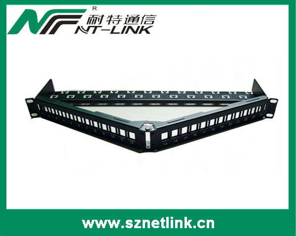 6.Rack Mount unloaded right angle Patch Panel