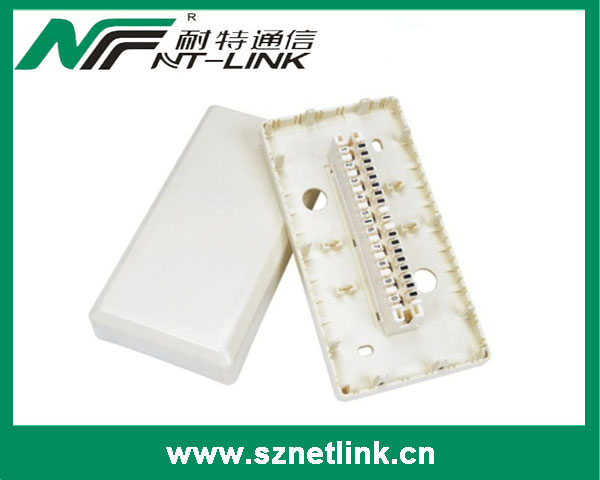 ABS Plastic 10 Pairs Distribution Box with Module